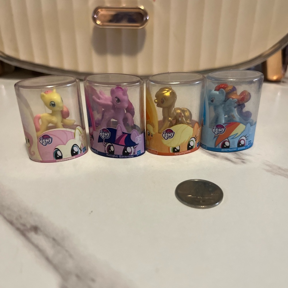Rare My Little Pony Mini Brands Set with Gold Applejack, MLP collectible